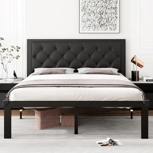 Queen Metal Bed Frame view 6