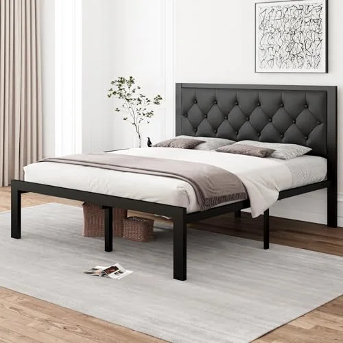 Queen Metal Bed Frame view 8