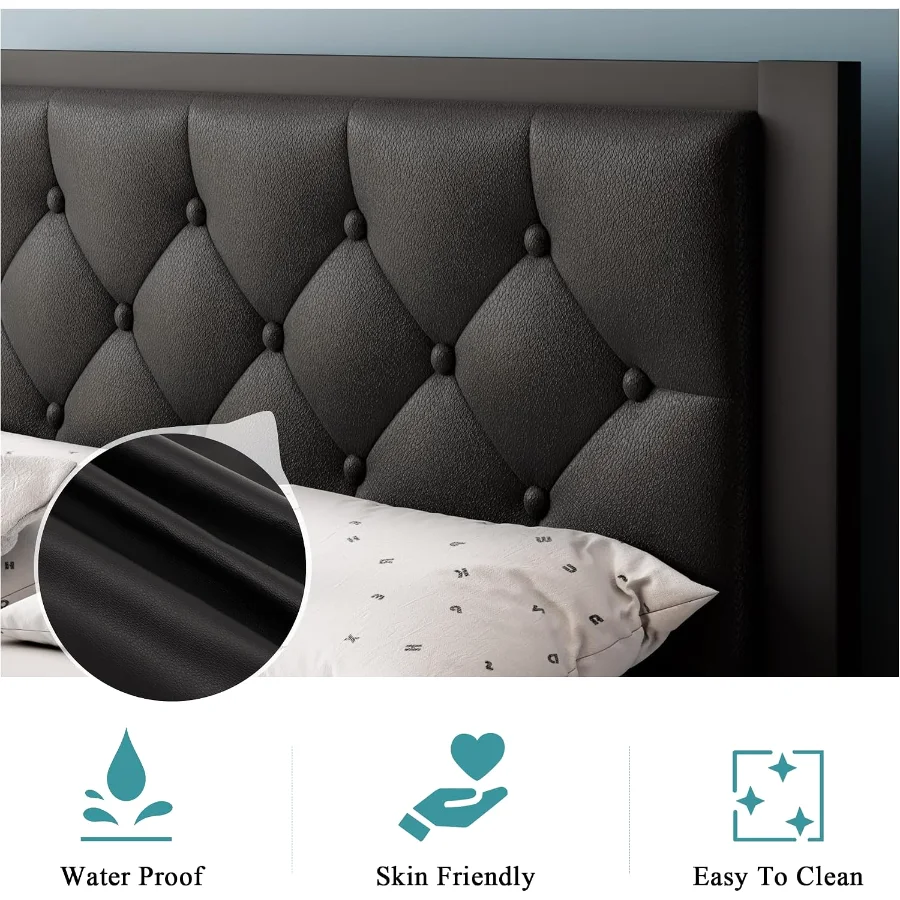 Twin Size Metal Bed Frame view 4