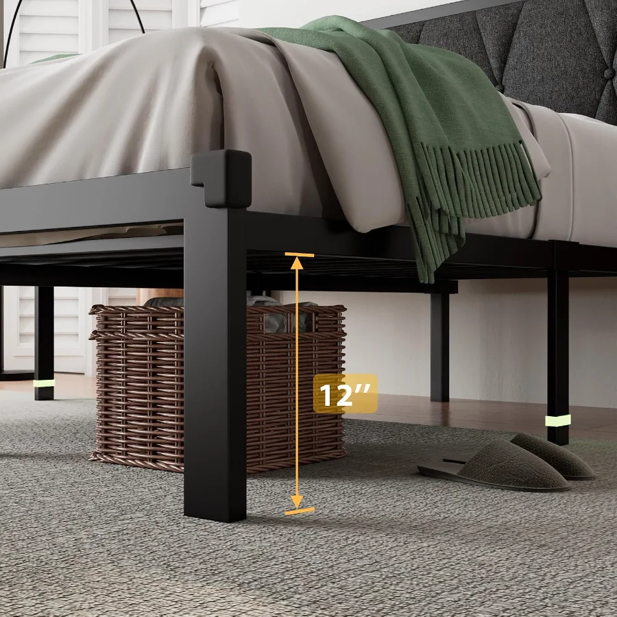 Queen Metal Bed Frame view 5