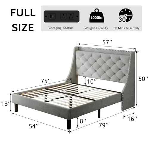 Full Metal Bed Frame view 7