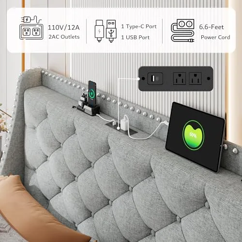 Full Metal Bed Frame view 9