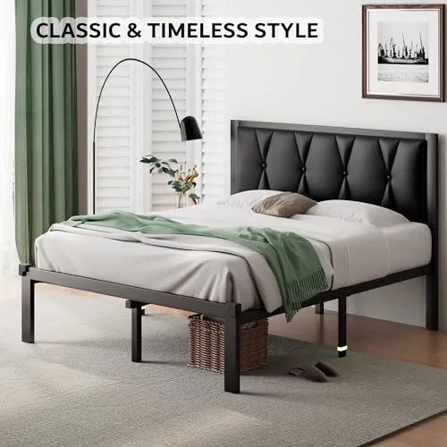 Full Size Metal Bed Frame view 8