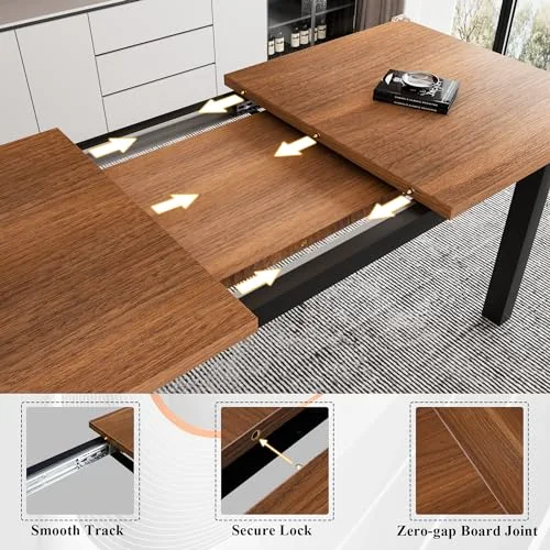5-Piece Dining Table Set for 4-8 People view 8