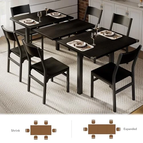 7-Piece Dining Table & Chairs Set for 4-6 view 8