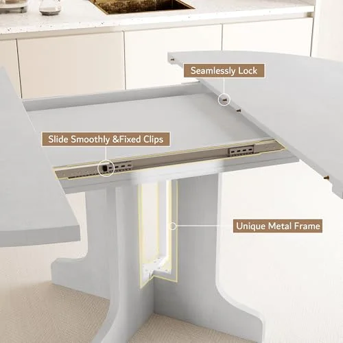 5-Piece Round Dining Table Set for 4-6 view 9