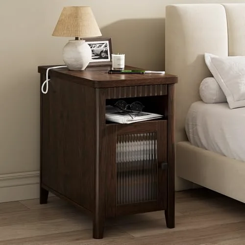 Night Stand with Charging Station