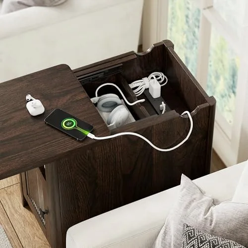 Night Stand with Charging Station view 5