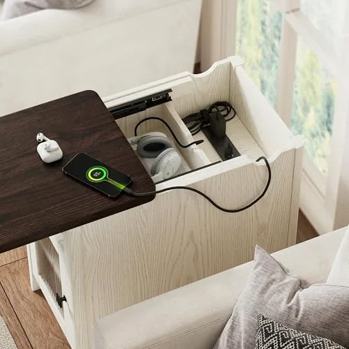 Night Stand with Charging Station view 10