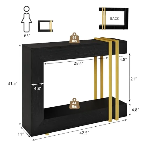 42.5-Inch Console Table for Entryway view 2