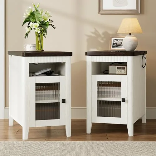 End Table Set of 2 with Charging Station view 6