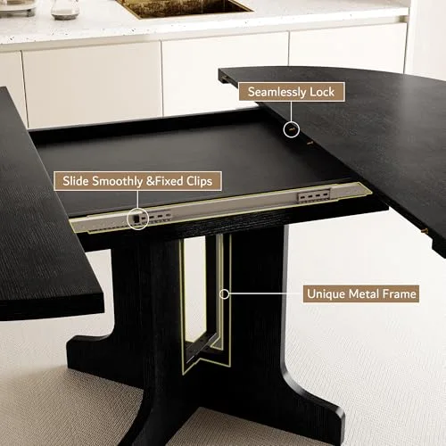 5-Piece Round Dining Table Set for 4-6 view 4