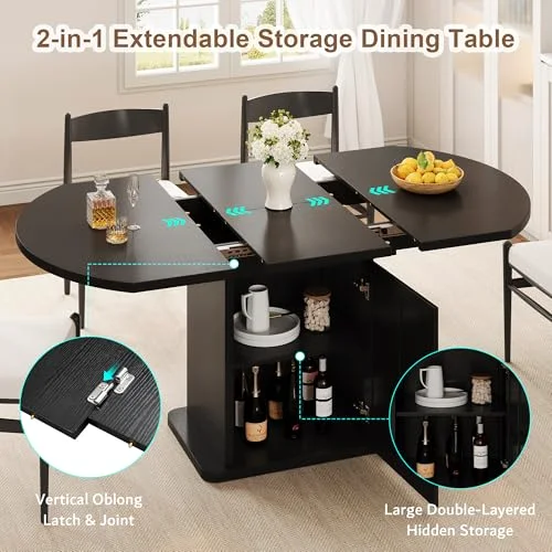 Round Dining Table for 4-6 view 8