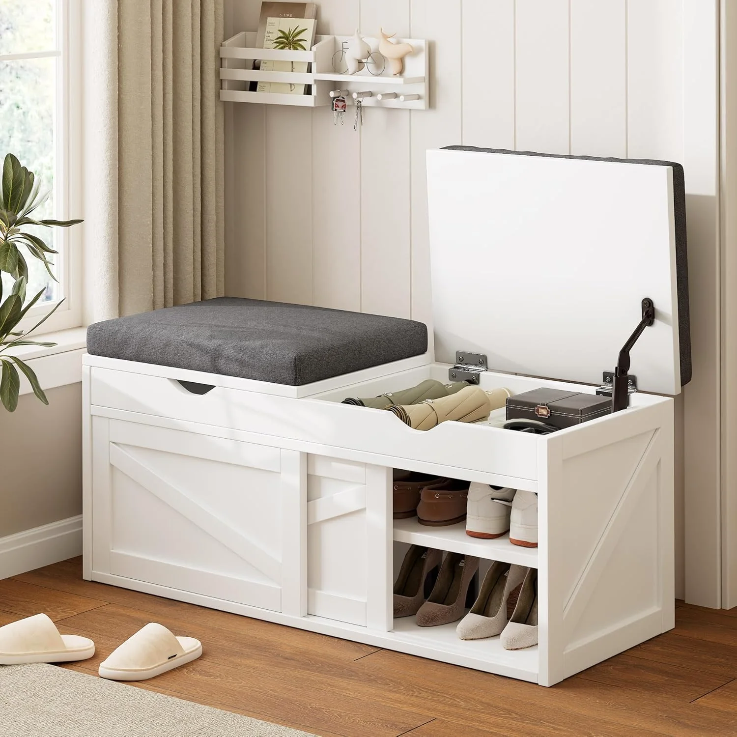 Shoe Storage Bench