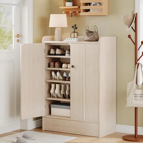 6-Tier Shoe Cabinet with Drawer view 3