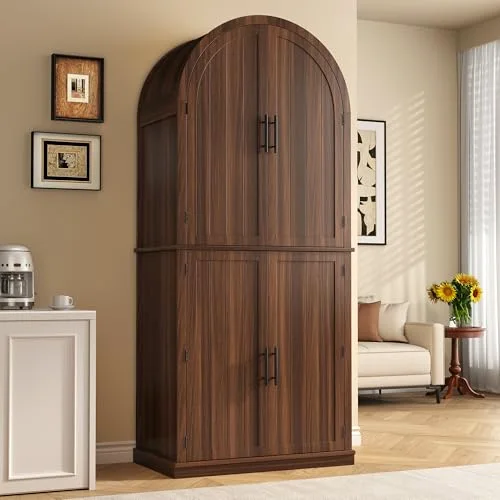 71" Arched Cabinet with Doors view 3