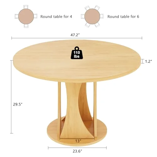 Round Dining Table view 2