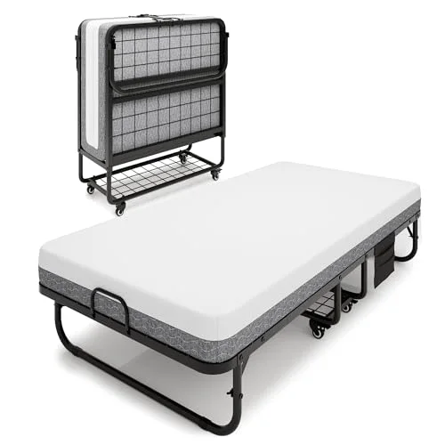 Folding Bed with Mattress