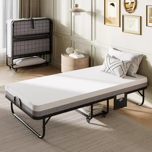 Folding Bed with Mattress view 2