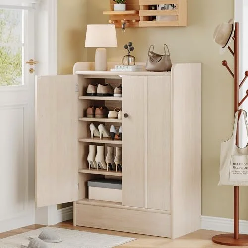 6-Tier Shoe Cabinet with Drawer Set of 2 view 3