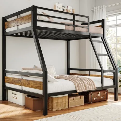Metal Bunk Bed Twin Over Full view 6