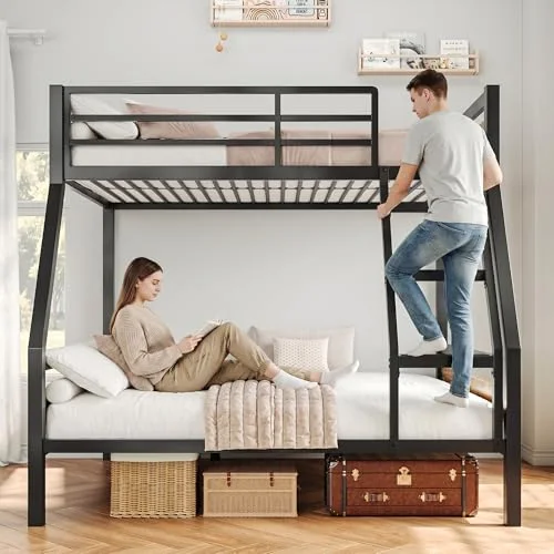 Metal Bunk Bed Twin Over Full view 8