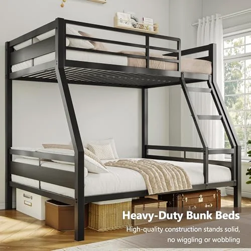 Metal Bunk Bed Twin Over Full view 4