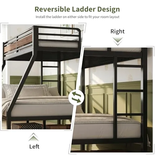 Heavy Duty Twin Over Full Bunk Beds view 9