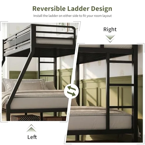 Heavy Duty Twin Over Full Bunk Beds view 4