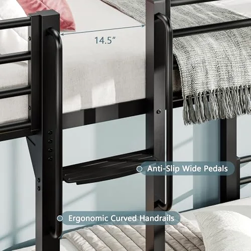 Metal Bunk Bed Twin Over Twin view 10