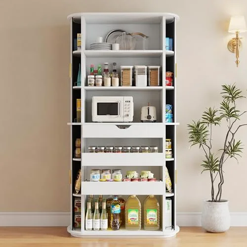 Kitchen Pantry with Sliding Doors view 4