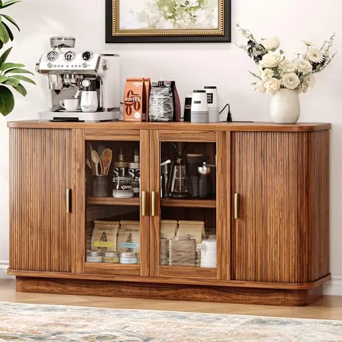 63" Sideboard Buffet Cabinet with Storage view 6