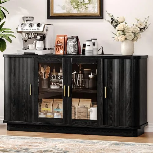 63" Sideboard Buffet Cabinet with Storage