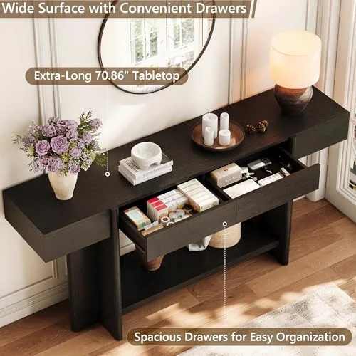 70.8" Entryway Table view 3