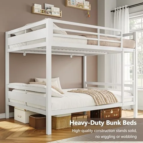 Metal Bunk Bed Full Over Full view 4