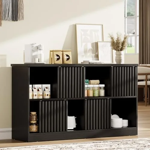 8 Cube Bookshelf with Sliding Doors view 10
