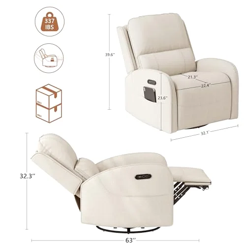 Power Recliner Chair for Adults view 2